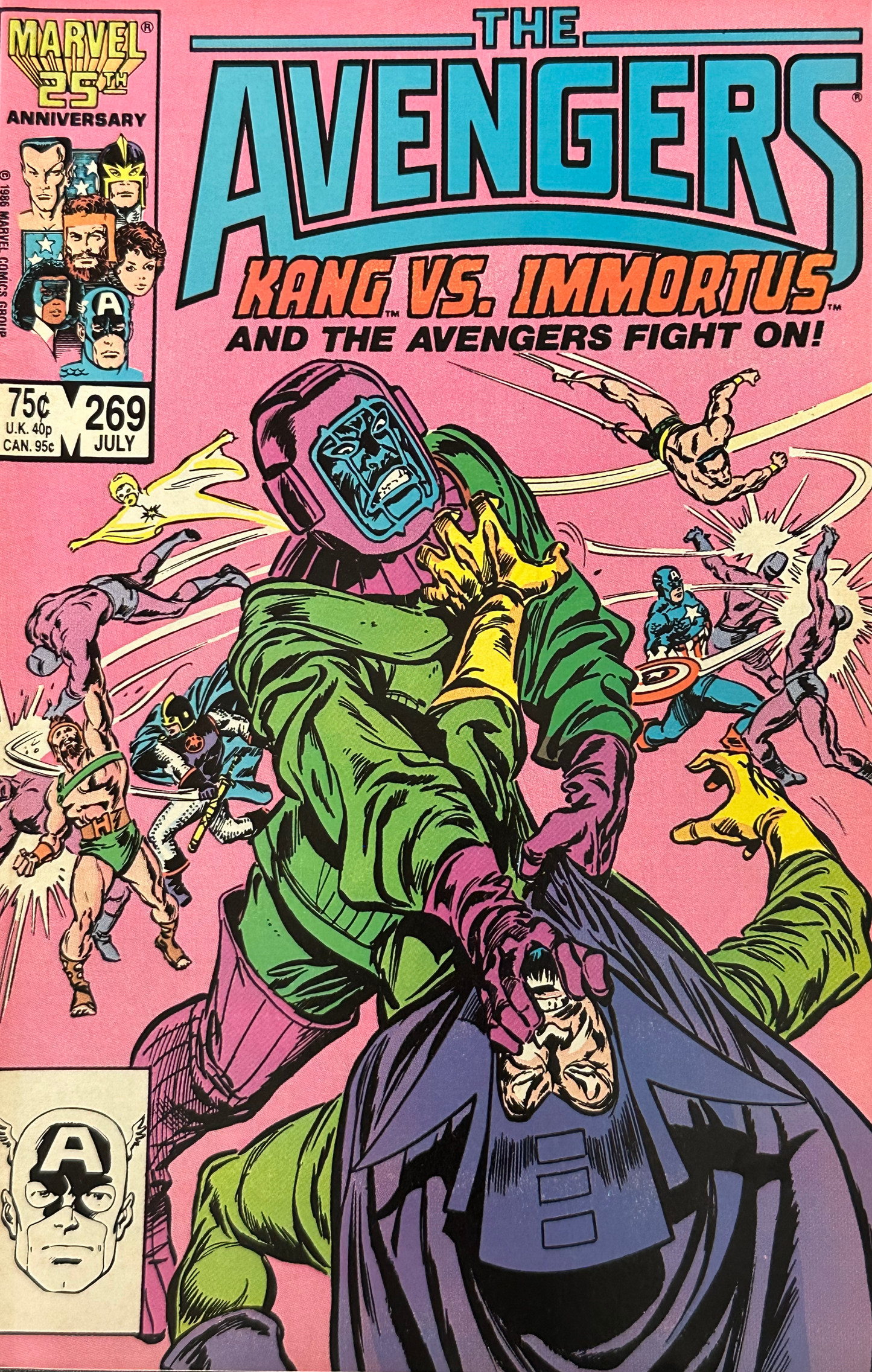 The Avengers #269 (1986) – Marvel Comics – The Once and Future Kang!