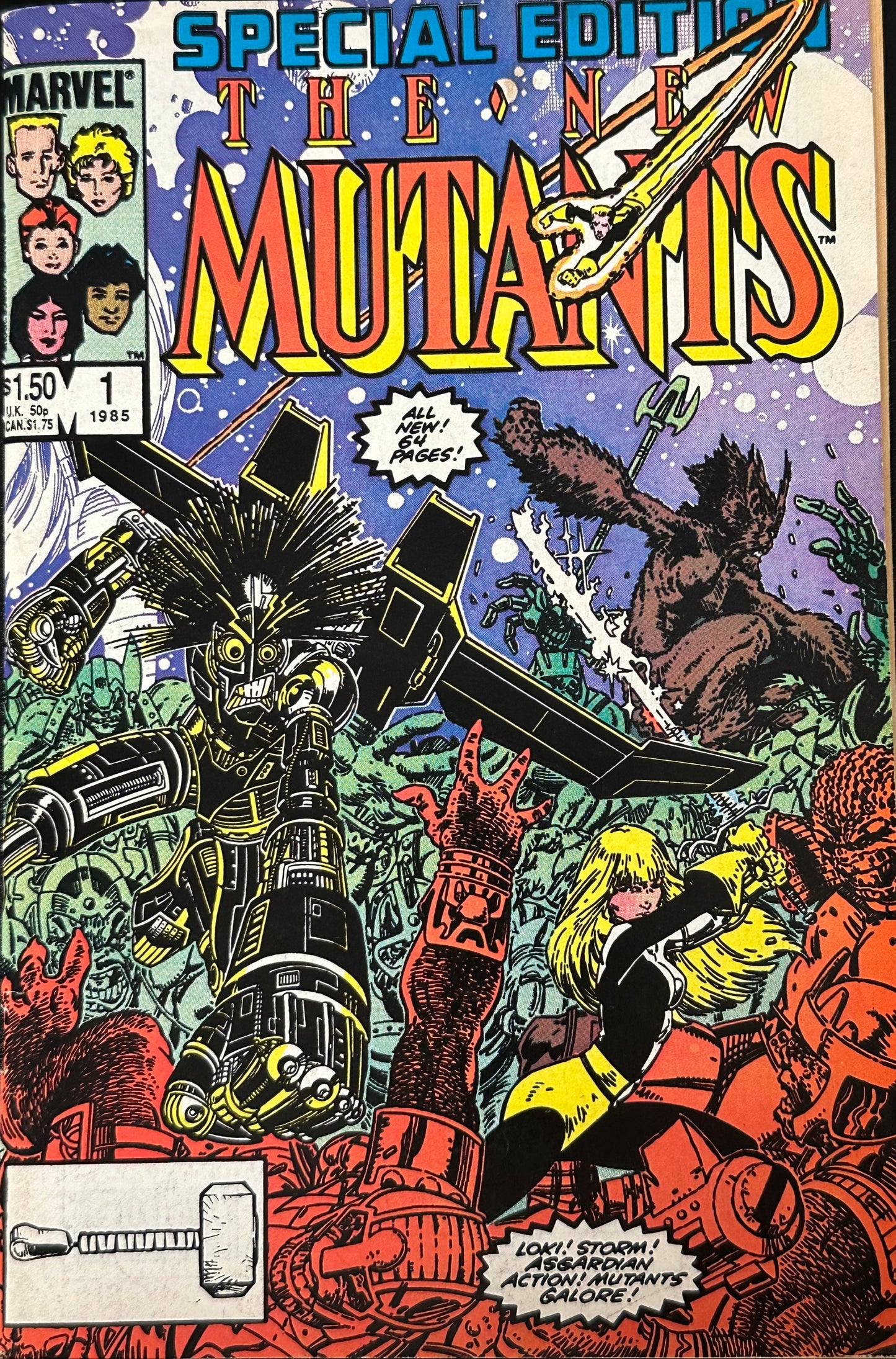 The New Mutants Special Edition #1 (1985) – Marvel Comics – Home is Where the Heart Is