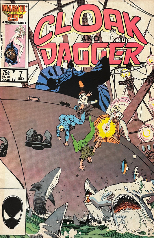 Cloak and Dagger #7 Marvel 1986 Vintage Comic – Bill Mantlo & Mark Silvestri