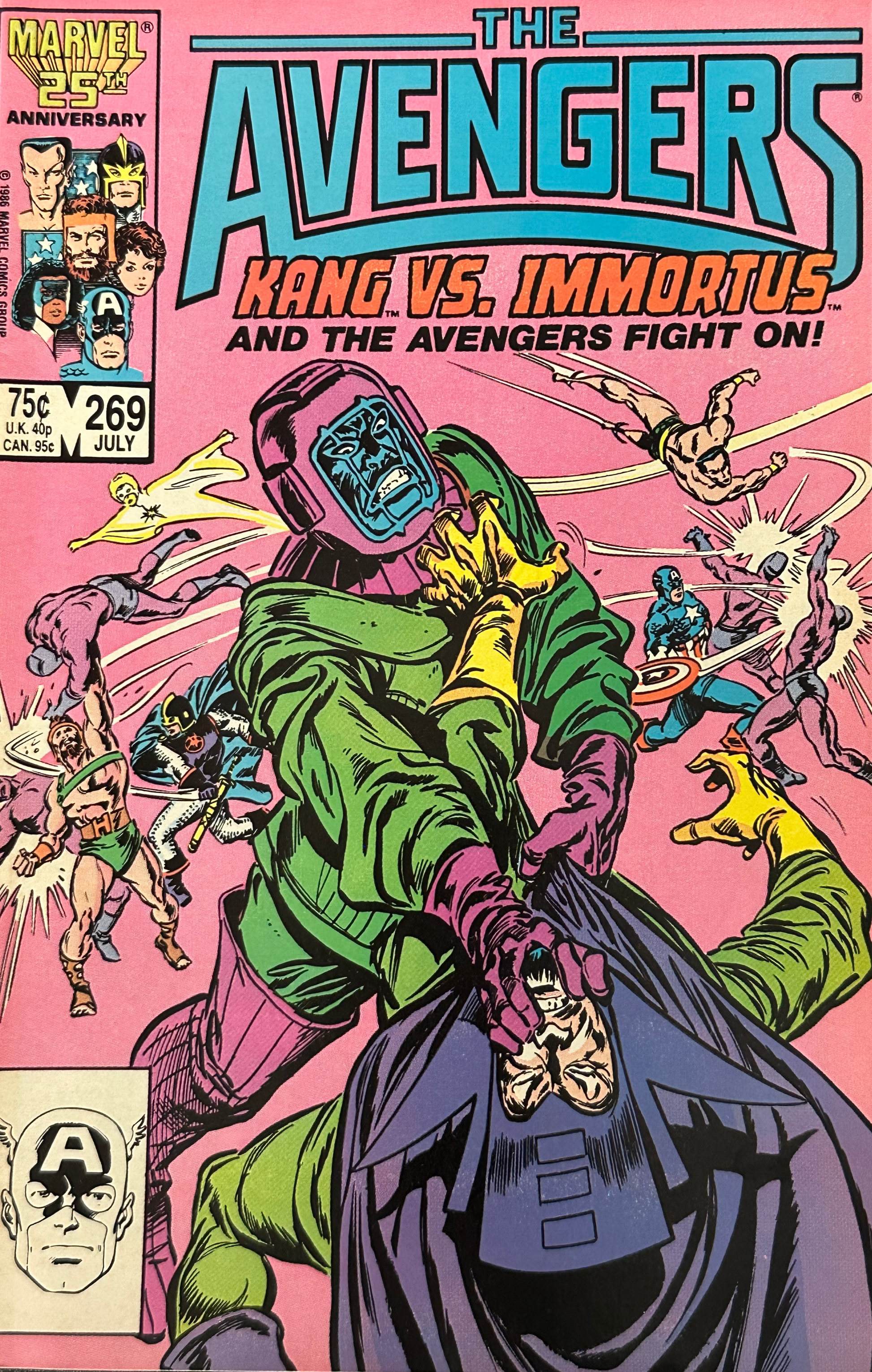 The Avengers #269 (1986) – Marvel Comics – The Once and Future Kang!