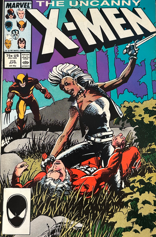 The Uncanny X-Men #216 (1987) – Marvel Comics – Crucible – Wolverine & Storm
